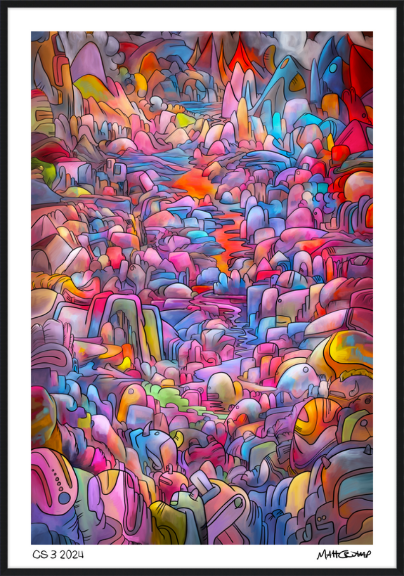 Colorland Scribble 3 by Matt Crump