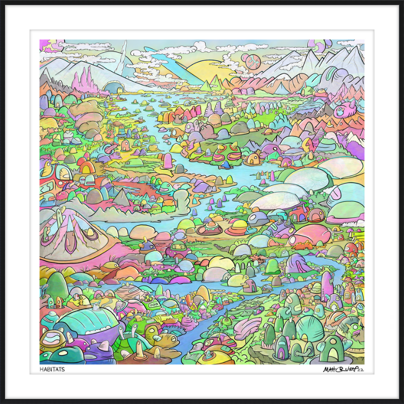 This one is called "Habitats", Colorland series by Matt Crump